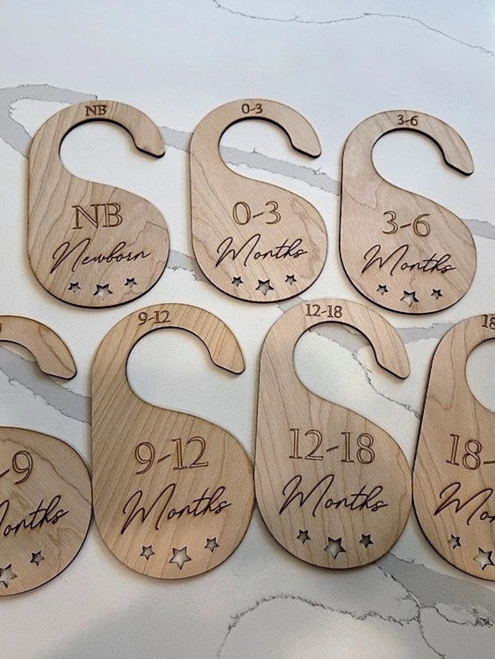 Wooden Baby Monthly Milestone Set
